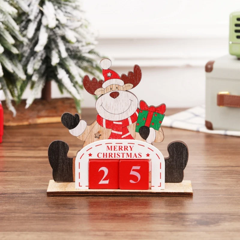 wooden christmas countdown blocks