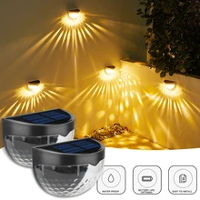 

LED Solar Lights Outdoor Garden Decoration Deck Light Sensor Wall Pathway Patio Stairs Waterproof Fence Step Landscape Lamp