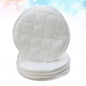 

100 Pcs Washable Anti-overflow Pad Three-layer Anti-leakage Breast Pad Protection Feeding Nursing Pad for Postpartum Mother (Whi