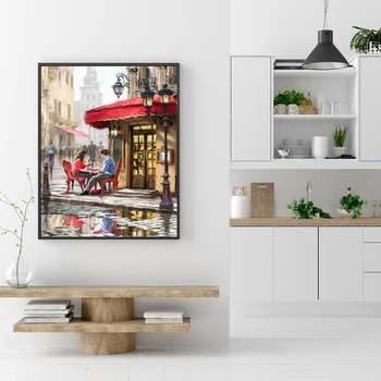 

Embroidery Cross Stitch Home Decor 5D DIY Full Drill Diamond Painting Microcosm of Life Cross Stitch Mosaic Needlework