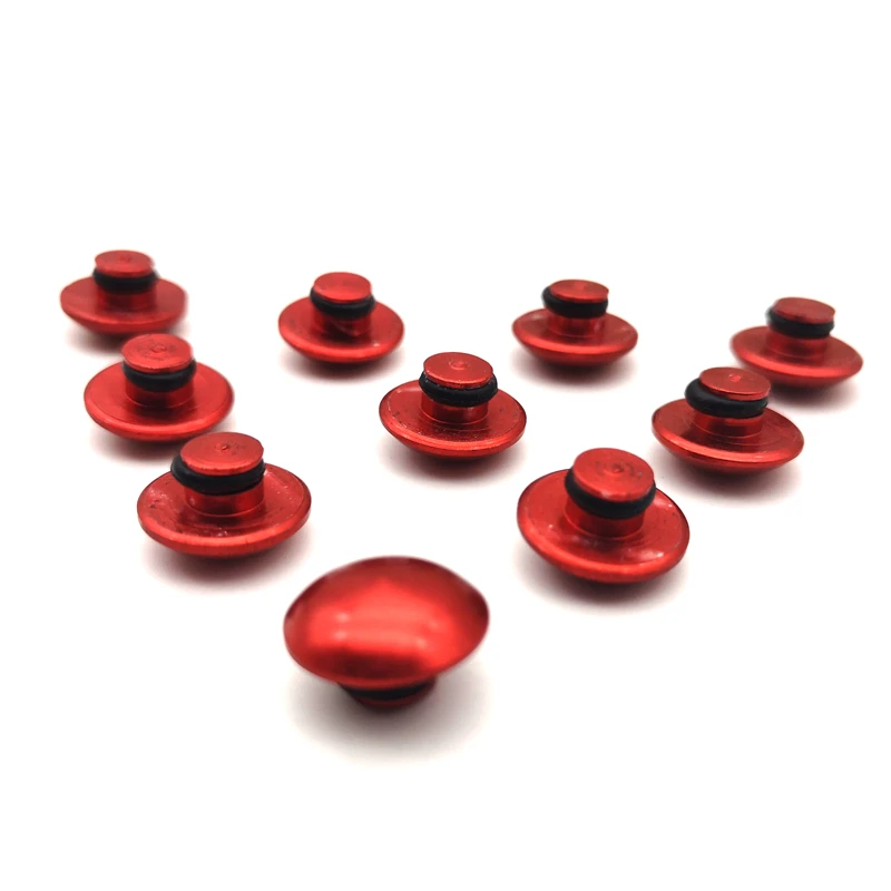 Universal Hex Socket Bolt Screw Nut Head Cover Cap 10Pcs M8 8MM M10 10MM M6 6MM for Kawasaki Suzuki BMW Honda KTM Aprilia wheel nut caps screw caps motorcycle screw caps wheel nut covers bolt nut covers motorcycle nut covers