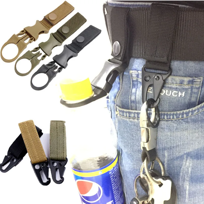 Hook Backpack Strap Clip Belt Clips Bag Hooks Webbing Carabiner Tactical W9T5 