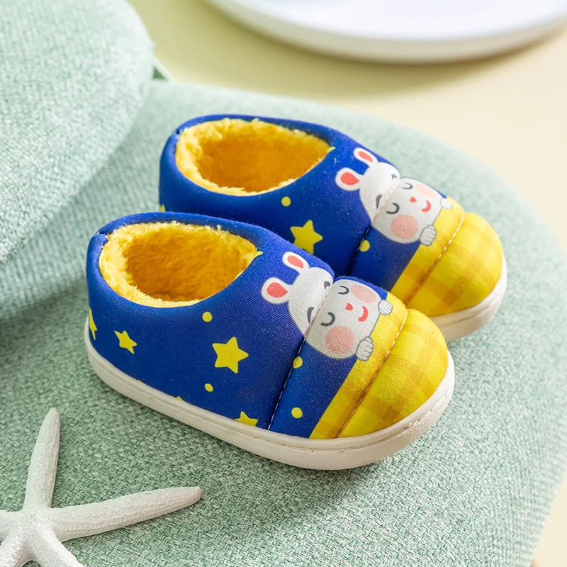 girls leather shoes Kids Cotton Winter Indoor Flip Flops Non-slip Cute Shoes Home Slipper Fashion Warm Children Baby Boys Girls Slippers Miaoyoutong best children's shoes