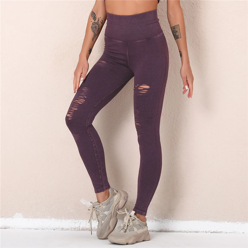 Yppss Yoga Pants for Women Casual Trousers Sexy Ripped Leggings Skinny Fit  High Waist Pants Sexy Workout Lounge Pants: Buy Online at Best Price in UAE  - Amazon.ae