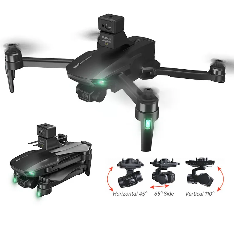 Квадрокоптер M9 6K HD с 3-осевым шарниром Gps Wi-Fi FPV | Электроника