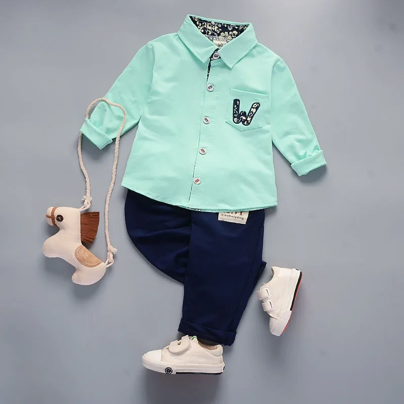 Комплект одежды для маленьких мальчиков; Одежда для мальчиков; сезон осень-зима комплект из 2 предметов детская одежда спортивный костюм для От 1 до 5 лет; Рождественская одежда - Цвет: -E24-Blue-