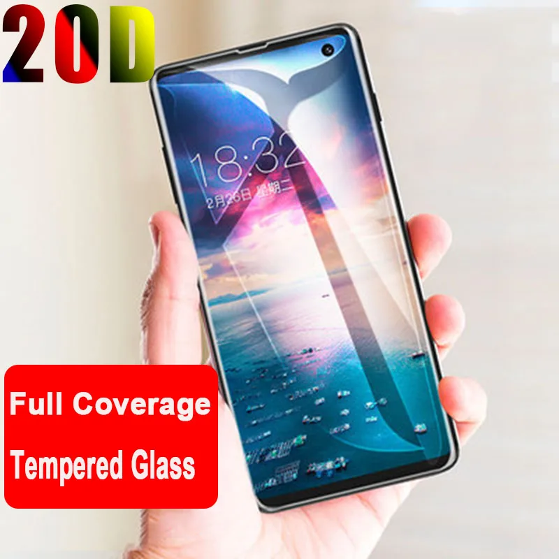 20D закаленное стекло для Samsung Galaxy S8 S9 Plus Note 8 9 Защитная пленка экрана Gala S10 S10E A50 |