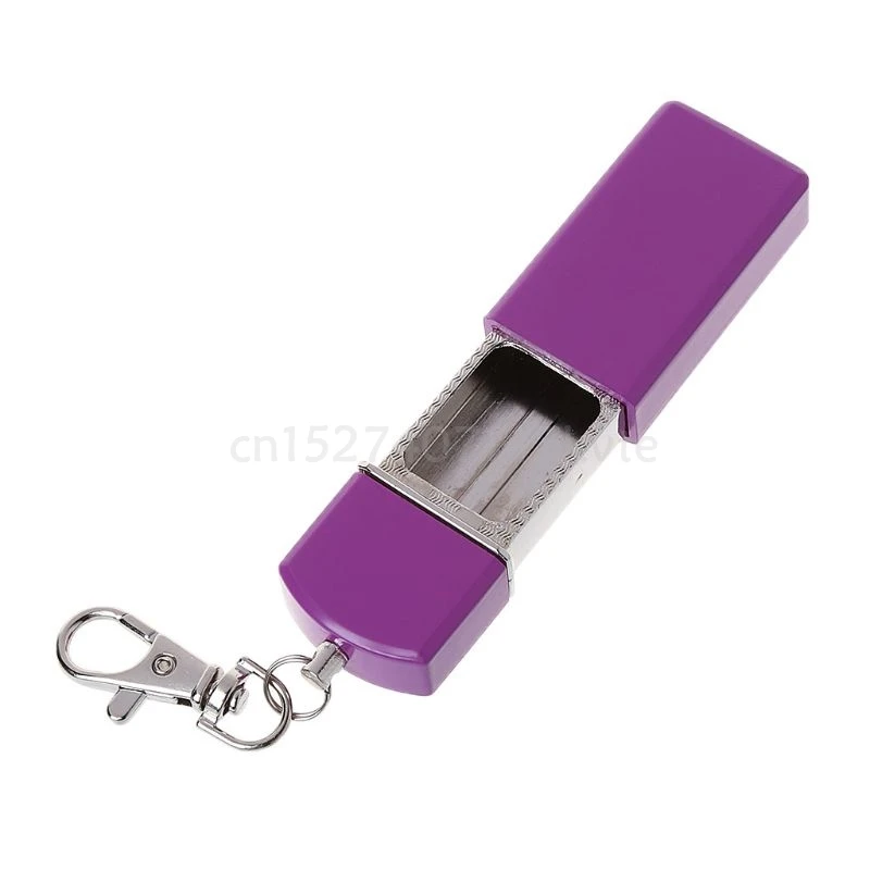 New Design Portable Mini Pocket Ashtray Windproof Cases Key-chain Outdoor Smoking Accessory For Sale portable ashtray
