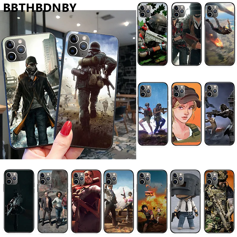 Чехол для телефона Art Pubg на заказ фото мягкий чехол Fundas iPhone 11 pro XS MAX 8 7 6 6S Plus X 5 5S SE XR |