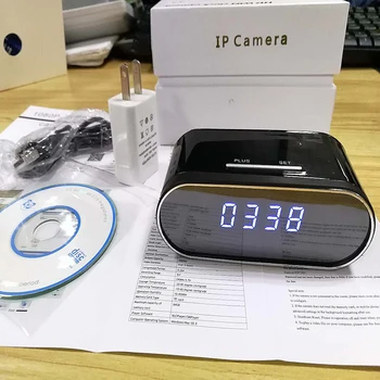 

Z10 1080P Mini Camcorders Table Clock Camera Alarm Setting Mini Camera IR Night Vision Wifi Cam IP Clock Camera Mini DV DVR