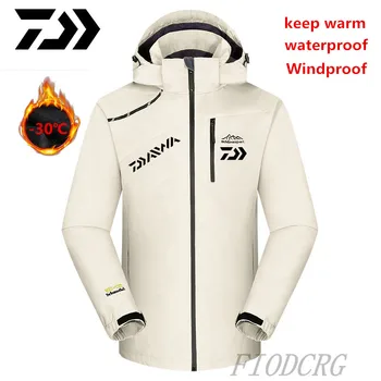 

2020 Daiwa Jacket Man Plus Velvet Warm Thick Fishing Clothing Windproof Fishing Jacket Winter Outdoor and Sports Fishing Clothes