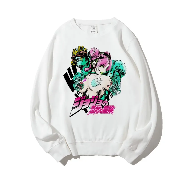 

JoJo's Bizarre Adventure surrounding autumn and winter loose trend round neck sweater men's and women's Pullover