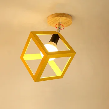 

Modern Ceiling Light Nordic Plafondlamp LED Ceiling Lamp Color Plafonnier Square Luminaire For Dining Room Kitchen Lampara Techo