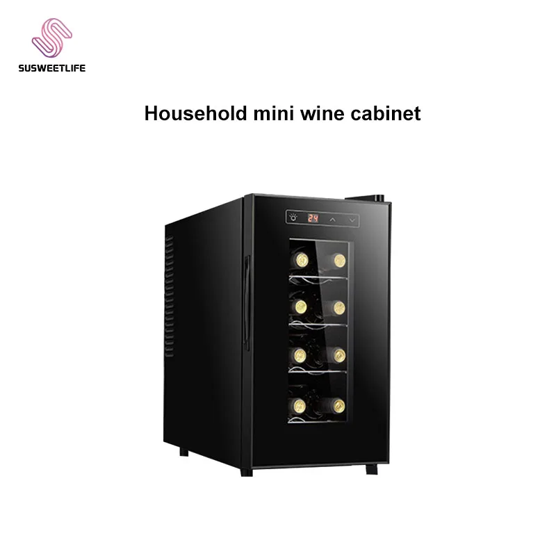 Red wine cabinet constant temperature wine cabinet refrigerator tea cabinet ice bar household mini air cooling