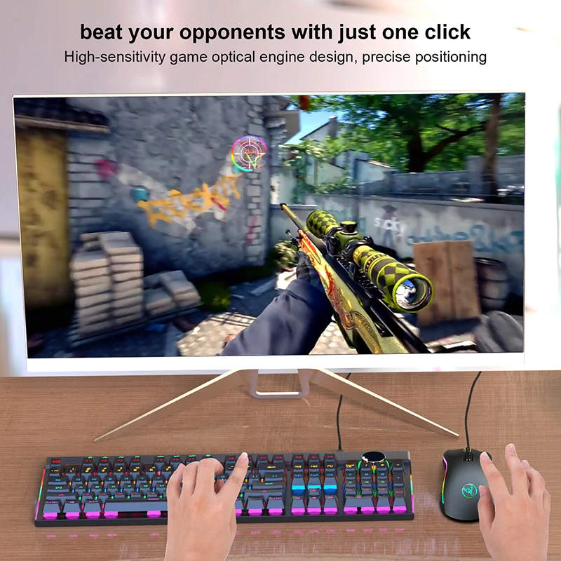 Проводная игровая мышь 7200 dpi RGB 7 цветов с подсветкой эргономичная геймерская мышь 7 программируемых клавиш проводная мышь для ПК ноутбука