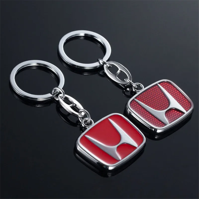 Металлический автомобильный брелок с логотипом, брелок для ключей, брелок для ключей, chaviro Llavero для Honda, авто подвеска, держатель для ключей, лучший подарок