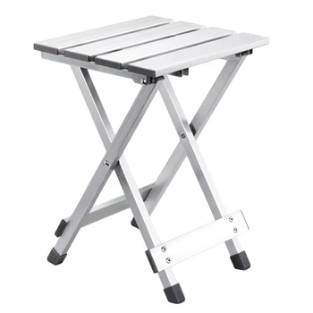 

Outdoor Portable Aluminum Alloy Folding Stool Travel Picnic Chairs