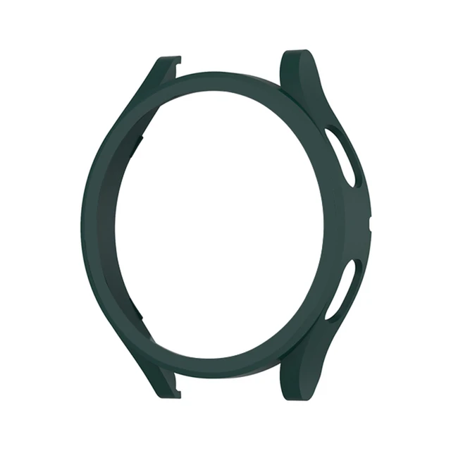 Watch Cover for Samsung Galaxy Watch4 40mm 44mm, PC Slim Matte Case Protective Bumper Shell for Galaxy Watch4 Accessories Dark Green