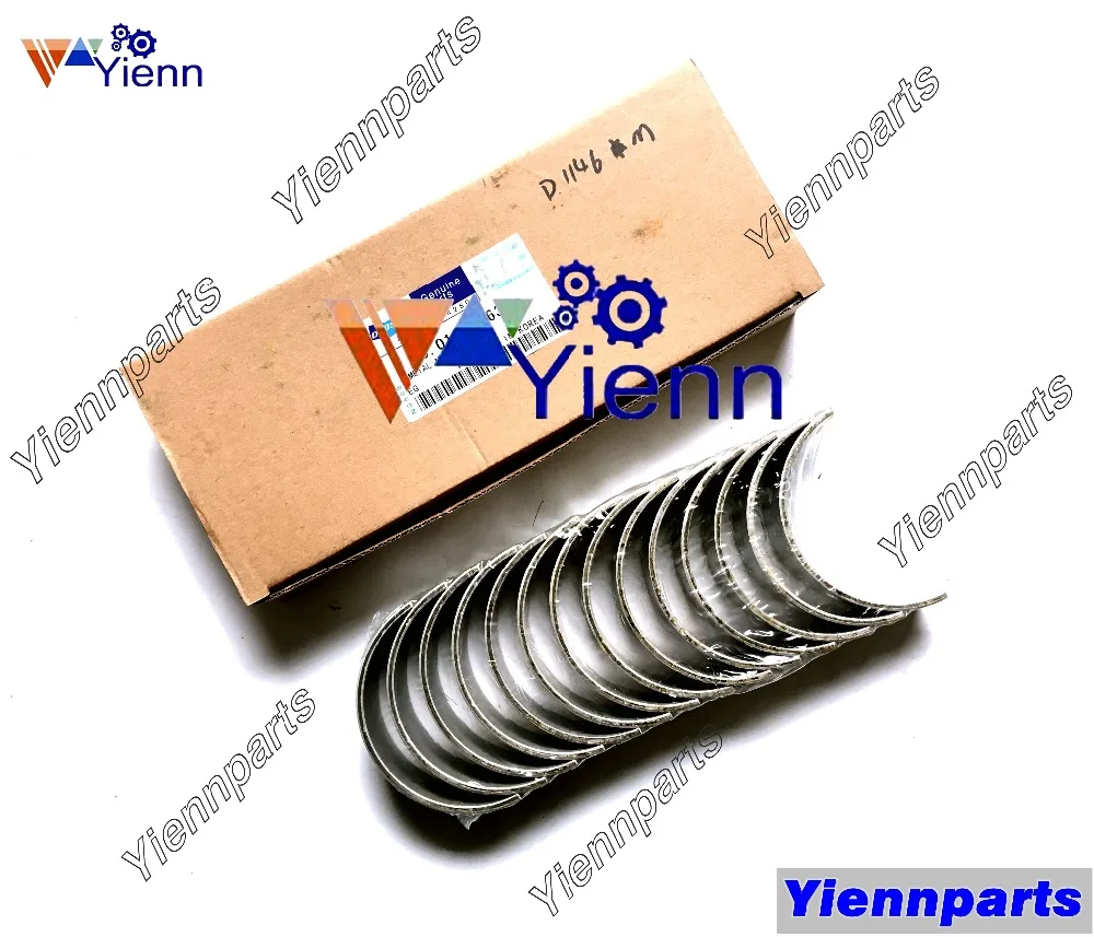 For DOOSAN DAEWOO P126TI P126TI-1 P126TI-2 PU126TI Crankshaft Main Bearing Set STD Size Generator Diesel Engines | Автомобили и