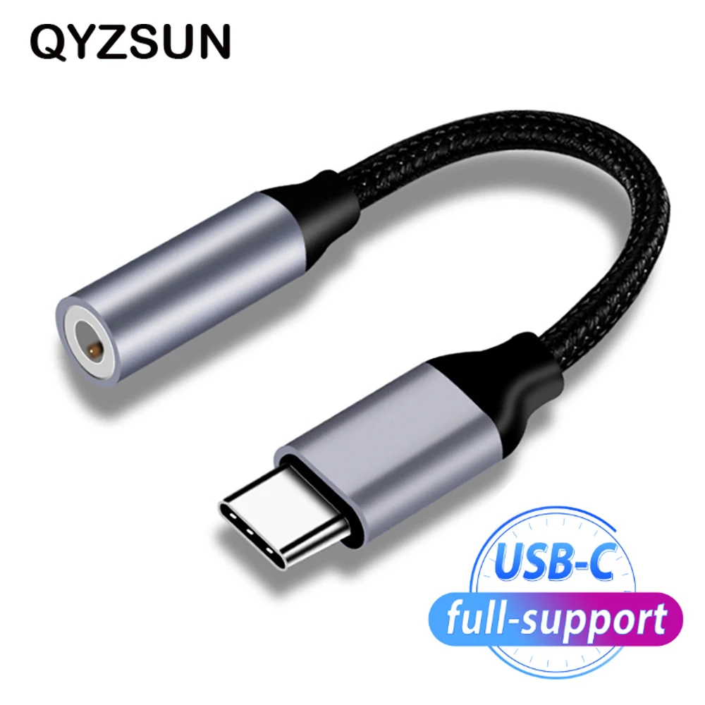 Type c до 3 5 мм разъем для наушников AUX USB C кабель samsung huawei P30 pro Xiaomi Mi 8 9 Oneplus 7T 7 аудио