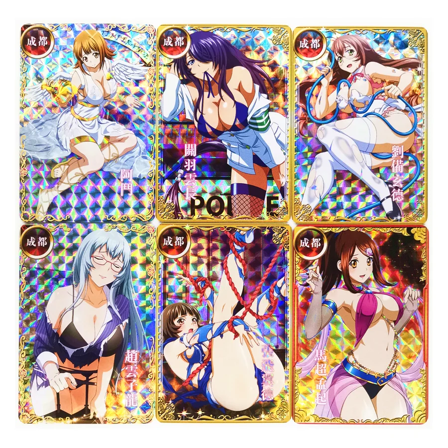 18 pièces/ensemble Ikkitousen No.3 Cosplay Sexy maillots de bain jouets loisirs passe-temps objets de Collection jeu Collection Anime cartes