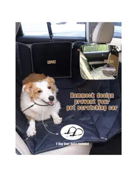 

Dog Car Seat Cover Waterproof Pet Dog Travel Mat Mesh Dog Carrier Car Hammock Cu