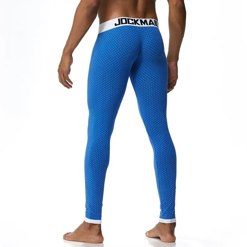 JOCKMAIL, Брендовые мужские кальсоны, хлопок, сексуальные леггинсы в горошек, термобелье, cueca, гей, мужское термо нижнее белье, кальсоны, трусы