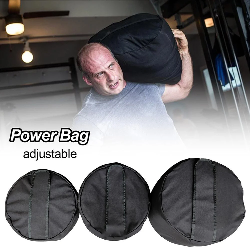 

Strongman Cylinder Sandbags Heavy Duty Training Gym Workout Fitness Power Sandbag Cross Training Weightlifting Stone Lift X316D