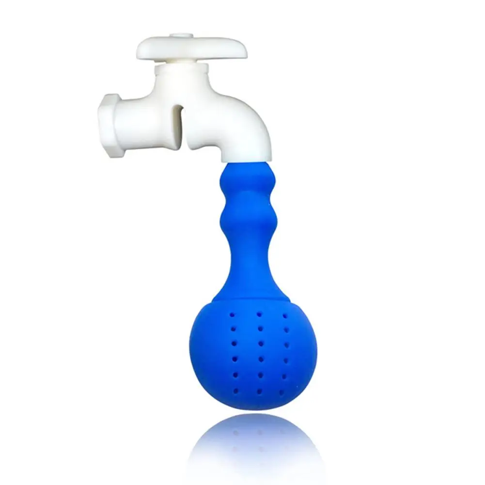 Tea Strainer Accessories Innovative Silicone Faucet Shape Non-toxic Tea Infuser Tea-Leak For Home Kitchen Supplies Random Colors