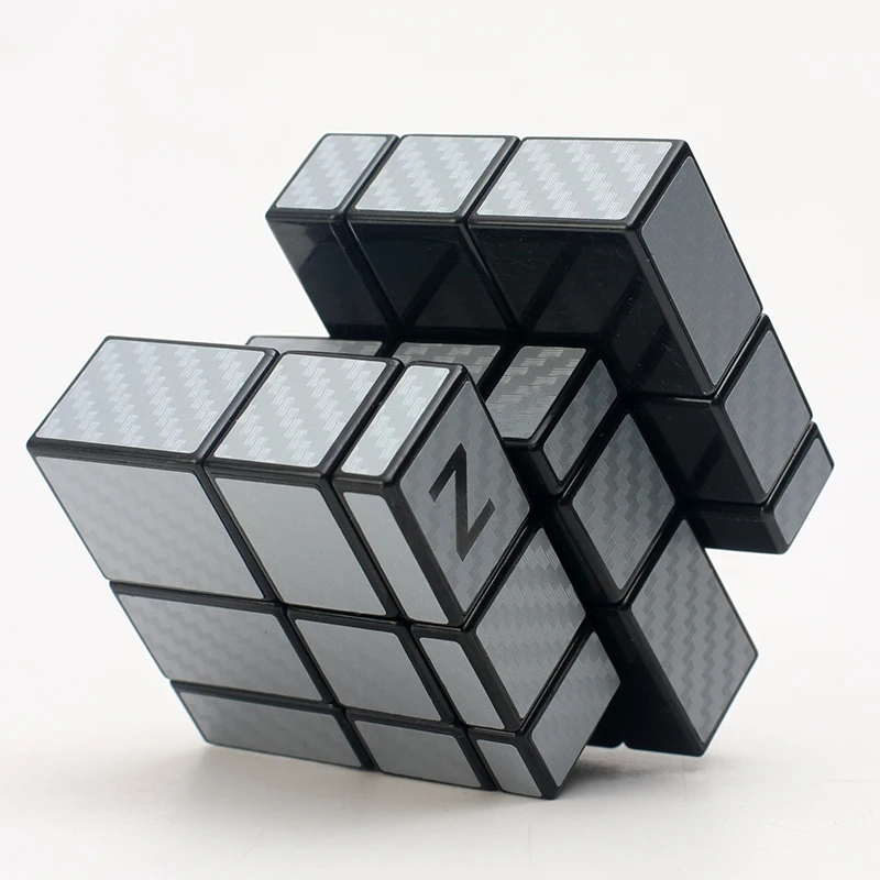 Новинка, зеркальный куб Z cube 3x3, магический с наклейкой из углеродного волокна, развивающие игрушки Cubo magico в подарок, ДЕТСКИЕ ЛАБИРИНТЫ, развивающие игрушки