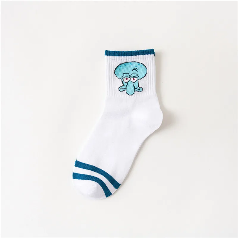 Размер 36-39, забавные носки по щиколотку с аниме, модные женские носки с героями мультфильмов, новые высококачественные хлопковые носки с рисунком - Цвет: 04