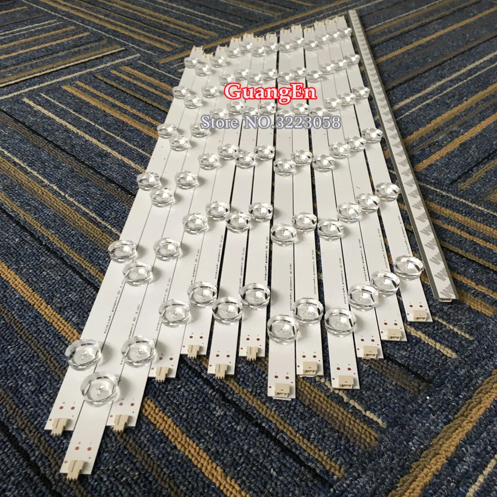 US $331.50 10set140 Pieces LED Strip For LG 55 TV 55LN5700 55LN5200 LN54M550060V12 55LN5400 POLA20 55 Innotek POLA 20 LZ55O1LCEPWA NEW