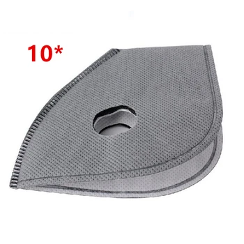 

10pcs/lot Breathable Air Cleaner Soft Warm Face Gray Bicycle Mouth Mask Outdoor Cycling Anti Dust Motorcycle Activated Carbon