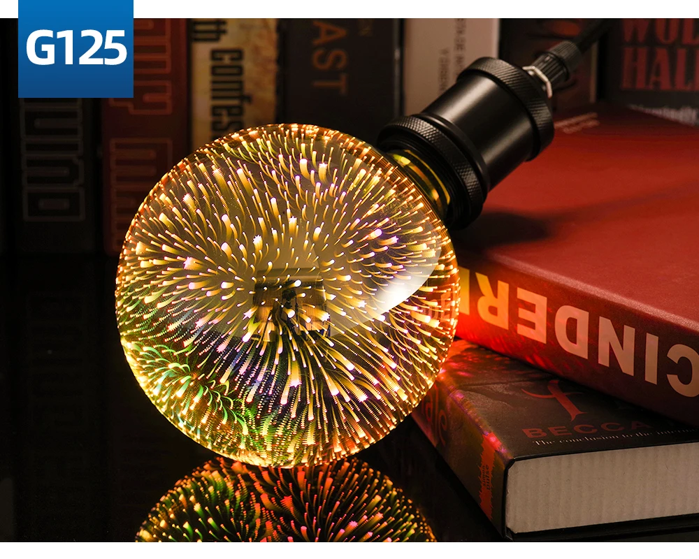 LUCKYLED светодиодный лампы E27 220v 110V 3D, стилизованные под языки пламени украшения светодиодный светильник A60 ST64 G80 G95 G125 праздничный светильник лампы Свадебная вечеринка ампулы