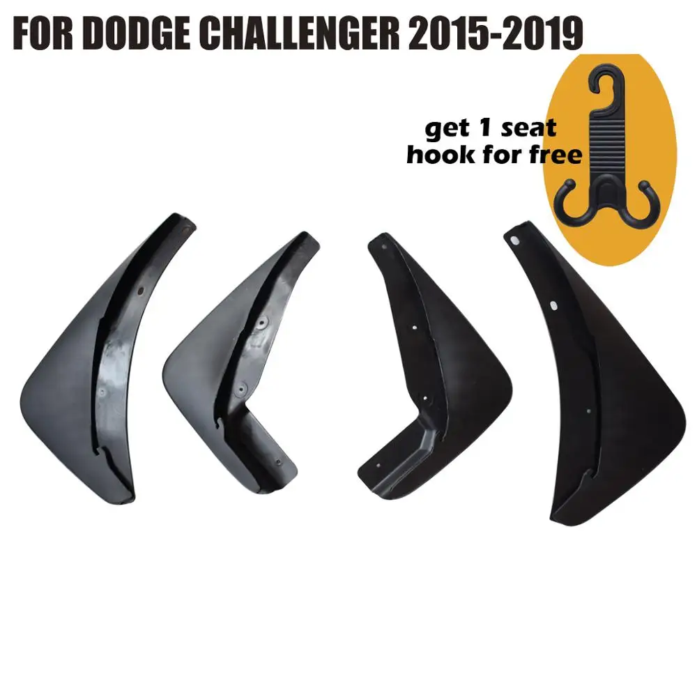 4 шт. щитки от грязи для Dodge Challenger 2015 2016 2017 2018 2019 YC101043|Грязезащита| |