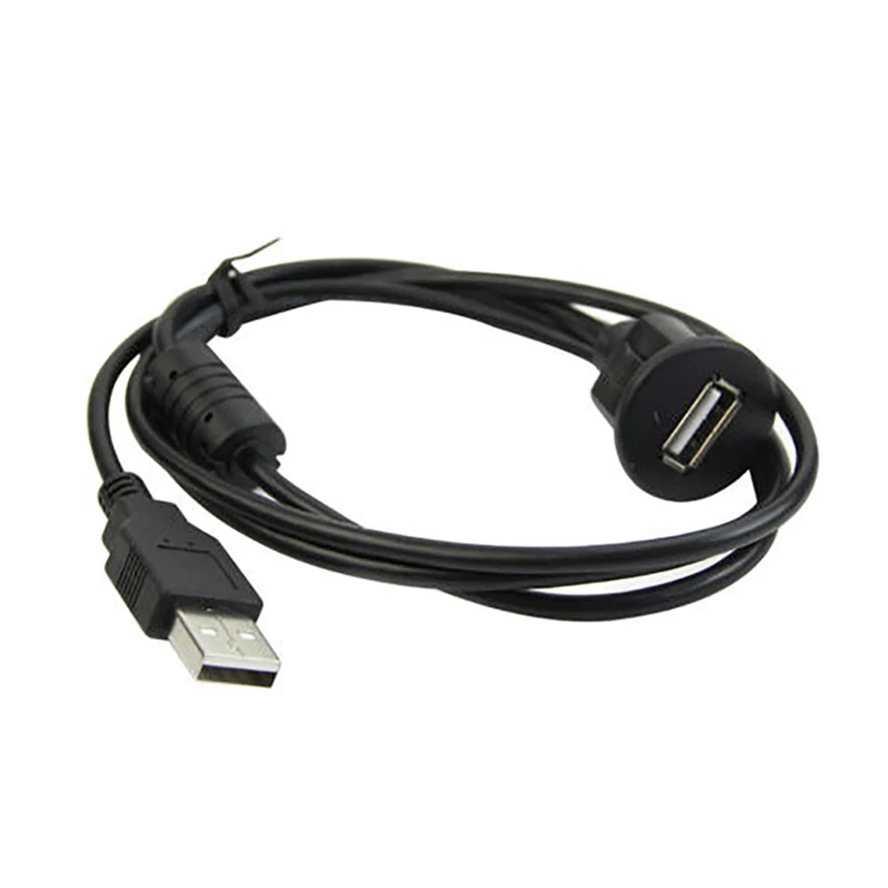 1/2 м Автомобильная приборная панель с креплением USB 2,0 папа-мама панель расширения кабель JLRL88