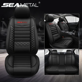 

Leather Seat Cover Four Seasons Interior Luxury Car Seats Cover Universal Protector Seat Cushion Automobiles Seat-Cover Set Mats