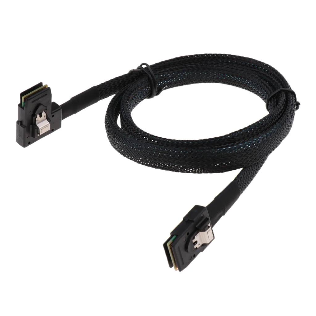 1 xinside Mini SAS (8087) 36 контактный кабель с прямым углом штекер SFF|Компьютерные кабели и