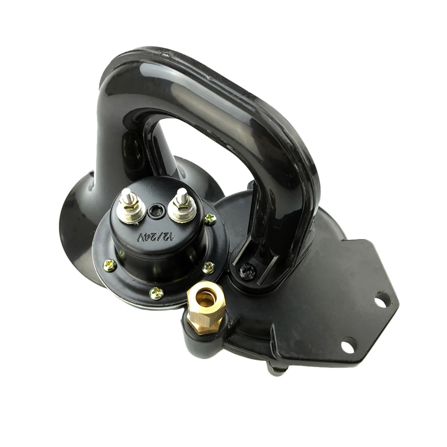 12 V/24 V 120DB громкий один трубы Улитка воздушный рожок сирены Водонепроницаемый Динамик универсальный для автомобиля, грузовика, автобуса Ван