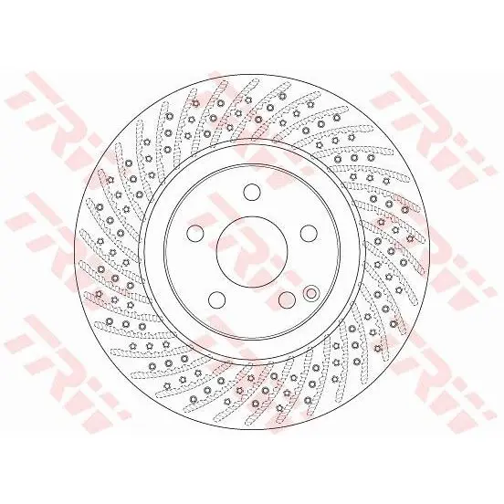 Диск тормозной MERCEDES W211 280-500 02-/R230 280-500 01- передн