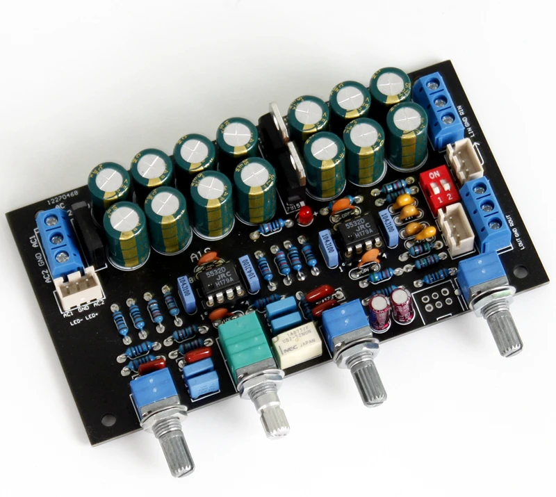 Собранный Hi-Fi JRC5532 преусилитель tone плата ВЧ/СЧ/регулятор баса | Электроника