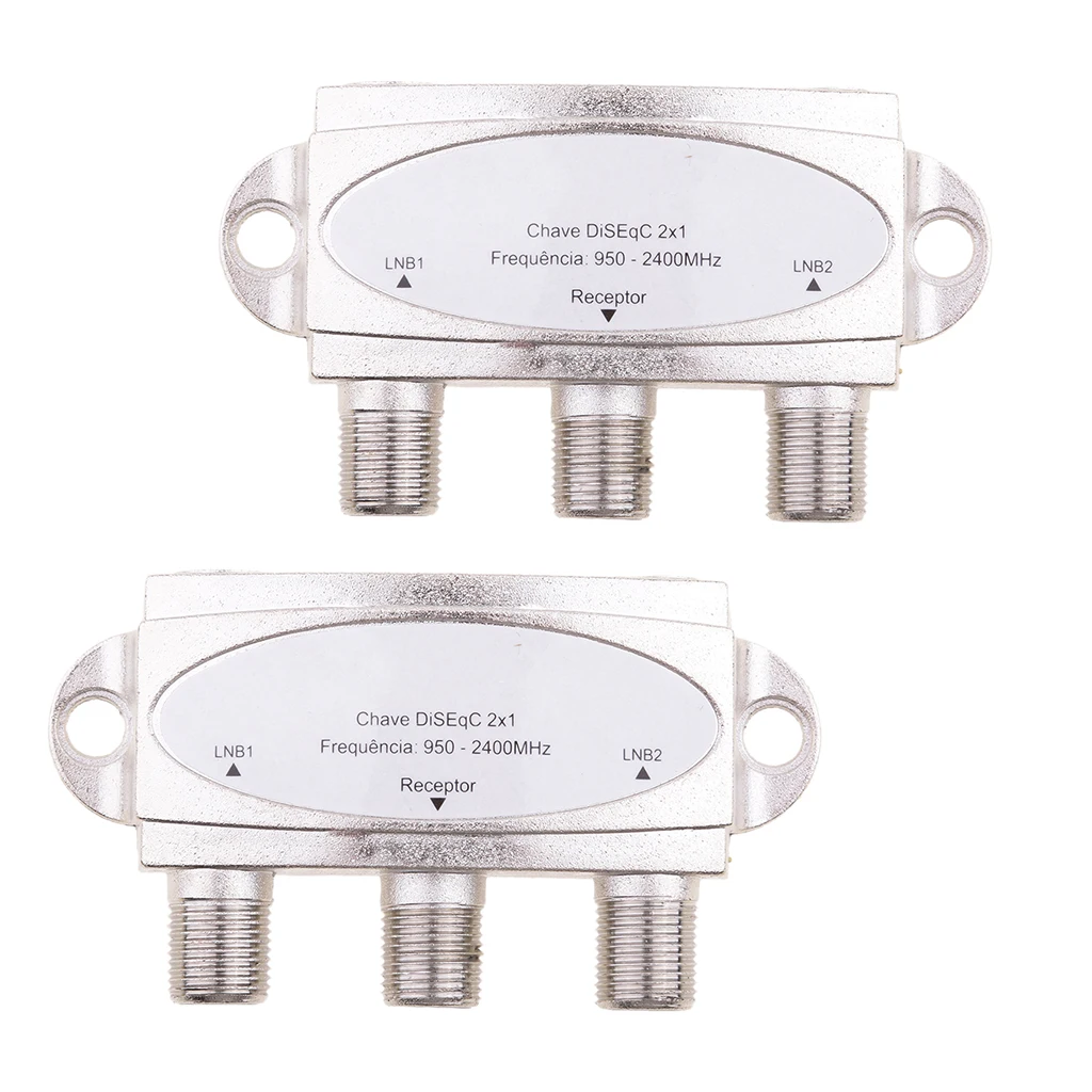 2x1 DiSEqC Switch Premium Wideband Model24x1W FTA Satellite Dish FTA X2pcs 2x1 DiSEqC Switch Premium Wideband Model24x1W FTA Satellite Dish FTA X2pcs