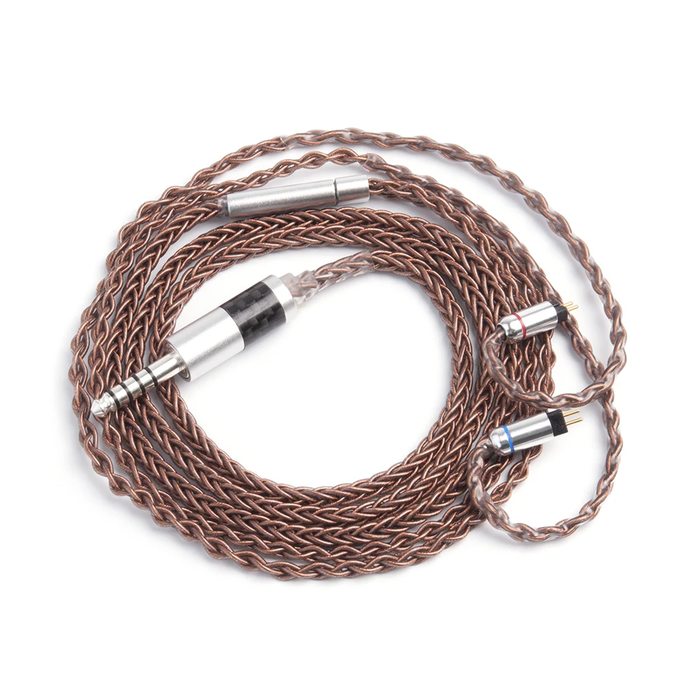 Yinyoo 8 Core Tin Plated Copper Cable 2 5 3 5 4 4mm Balanced Cable With MMCX 2pin Connector For LZ A6 Sony Yinyoo ZS10 AS10 ZSA