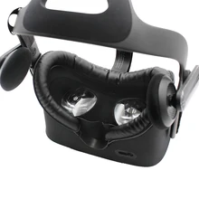 Черный комфортный носовой отдых прочный лицевой интерфейс набор замена PU кожаная маска для глаз накладка пена для Rift VR гарнитура