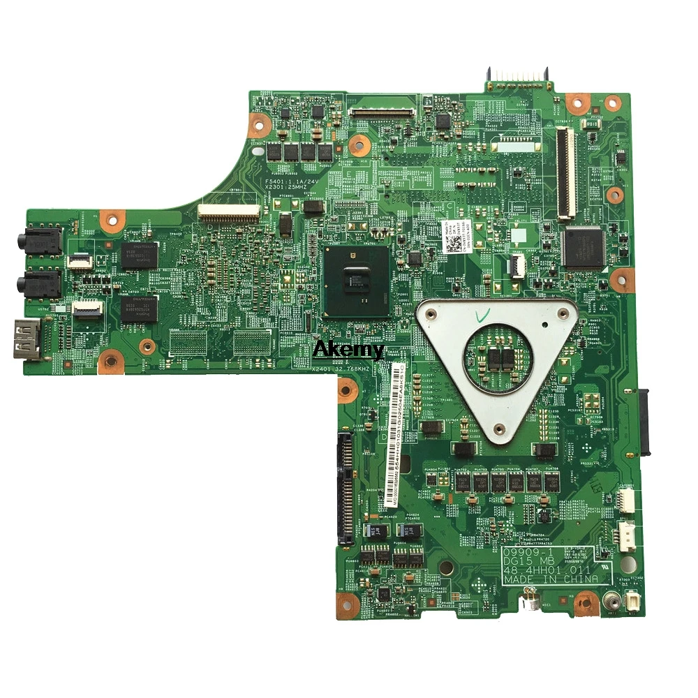 Бесплатный процессор 09909-1 для DELL inspiron N5010 CN-0VX53T 0V X 53T VX53T 09909-1 48.4HH01.011 HM57 без графического процессора оригинальная тестовая материнская плата