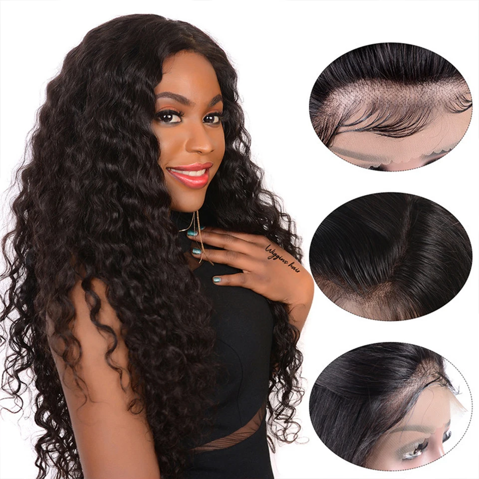 [HJ Weave beauty] OneCut волосы 13x6 фронтальные человеческие волосы парики бразильские натуральные волнистые волосы remy 180% предварительно сложенные кружевные парики