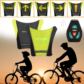 

Steering Light Backpack Practical Portable Wireless Remote Lithium Battery Nylon LED Glowing Outdoors Riding Backpack Pendant