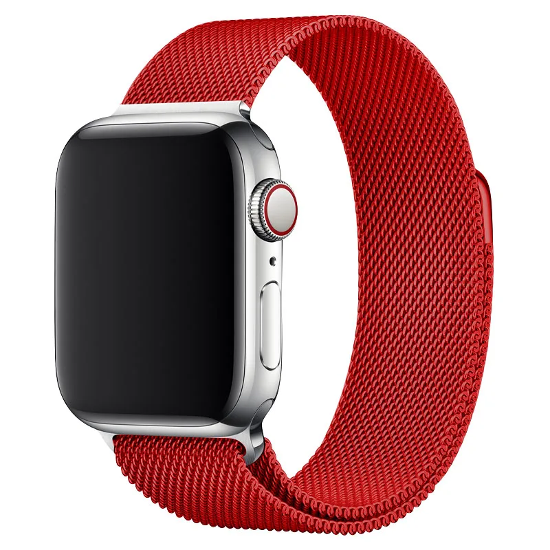 Космический серый ремешок для Apple Watch Milanese i Watch 5 ремешок 44 мм мужской браслет для i Watch полосы 42 мм 38 мм
