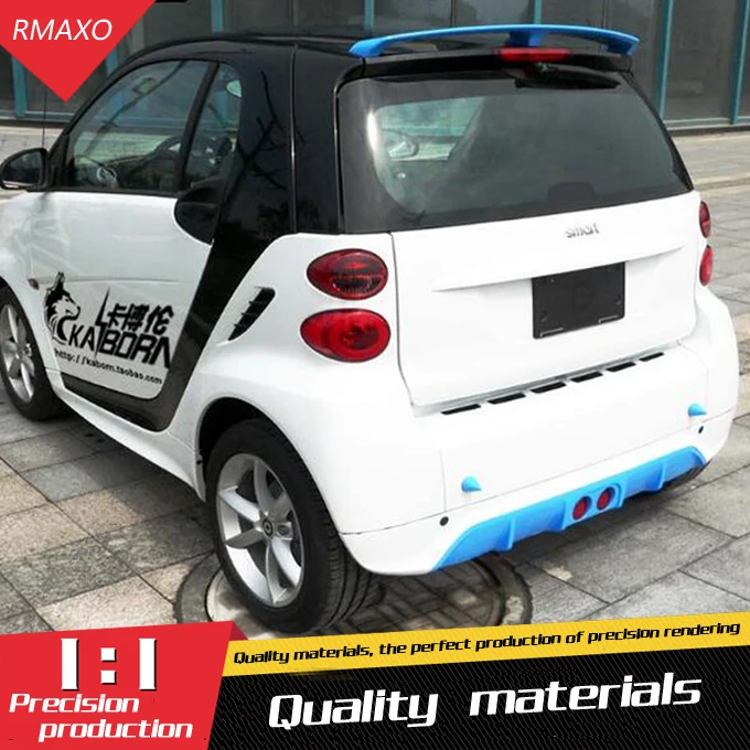 Спойлер для Smart fortwo 453 задний спойлер из АБС материала заднего крыла автомобиля