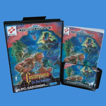 

Castlevania the new generation With Box And Manual 16bit MD Game Card For Sega Mega Drive For Genesis